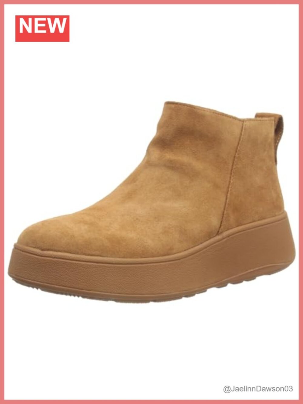 FitFlop Suede Flatform Zip Ankle Boots for Women
